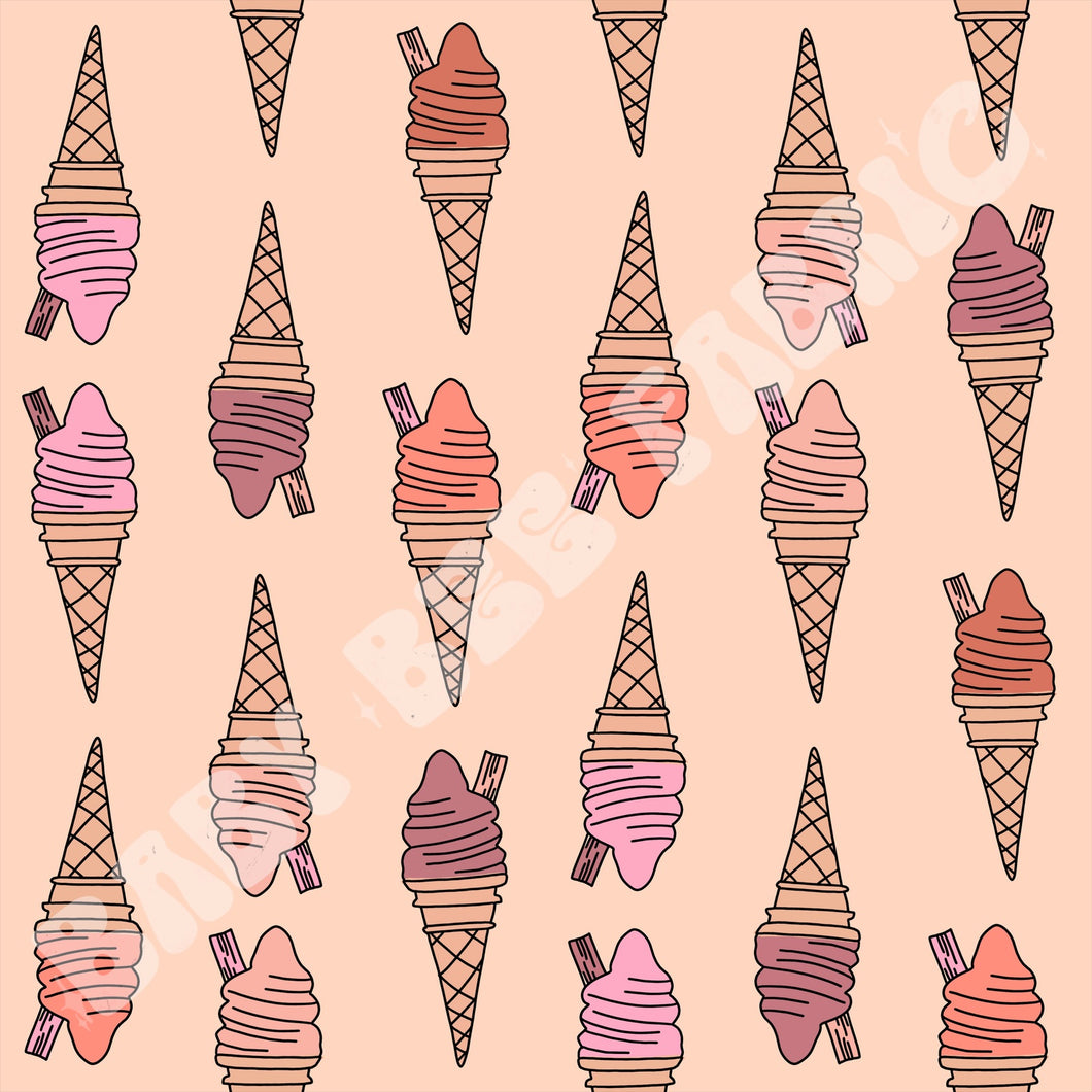 Boho Ice Cream Cones