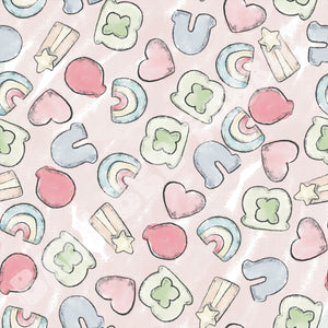 Sketched Marshmallows Pink