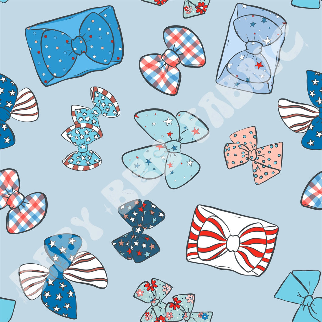 4th Of July Bows